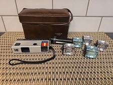 Vintage Kodak Pocket Instamatic 10 Camera W/Flash Cubes Bag Used And Untested 