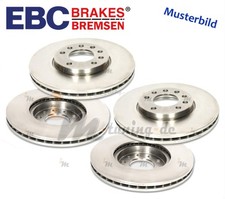 EBC Premium Bremsscheiben Satz vorne & hinten für Audi A1 8X1 8XK :: 10 >> 18