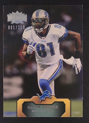2011 Topps Triple Threads #25 Calvin Johnson Jr. Detroit Lions 1 of /250