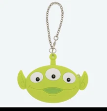 Japan Tokyo Disney Resort Toy Story Little Green Men Alien Bag Charm Keychain