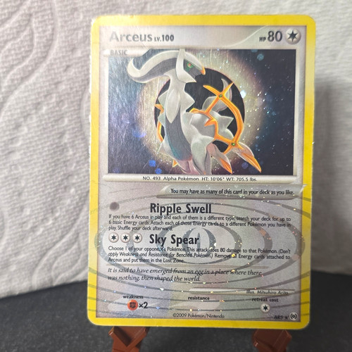 The Pokemon Company Arceus AR5 Arceus Set Holo Rare Holo ENG 80HP Basic