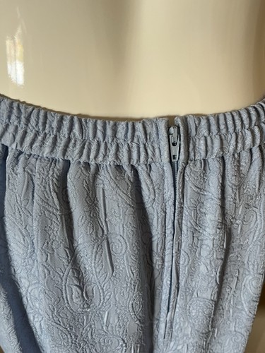 Sag Harbor Womens 2-Pc Skirt Suit Sz 10 Pale Blue Textured Jacket & Skirt NWT - Picture 13 of 15