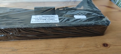 Newbury Data ND640 Printer Ribbon Cartridge - Black 92-502 - NOS - Sealed - Afbeelding 9 van 18