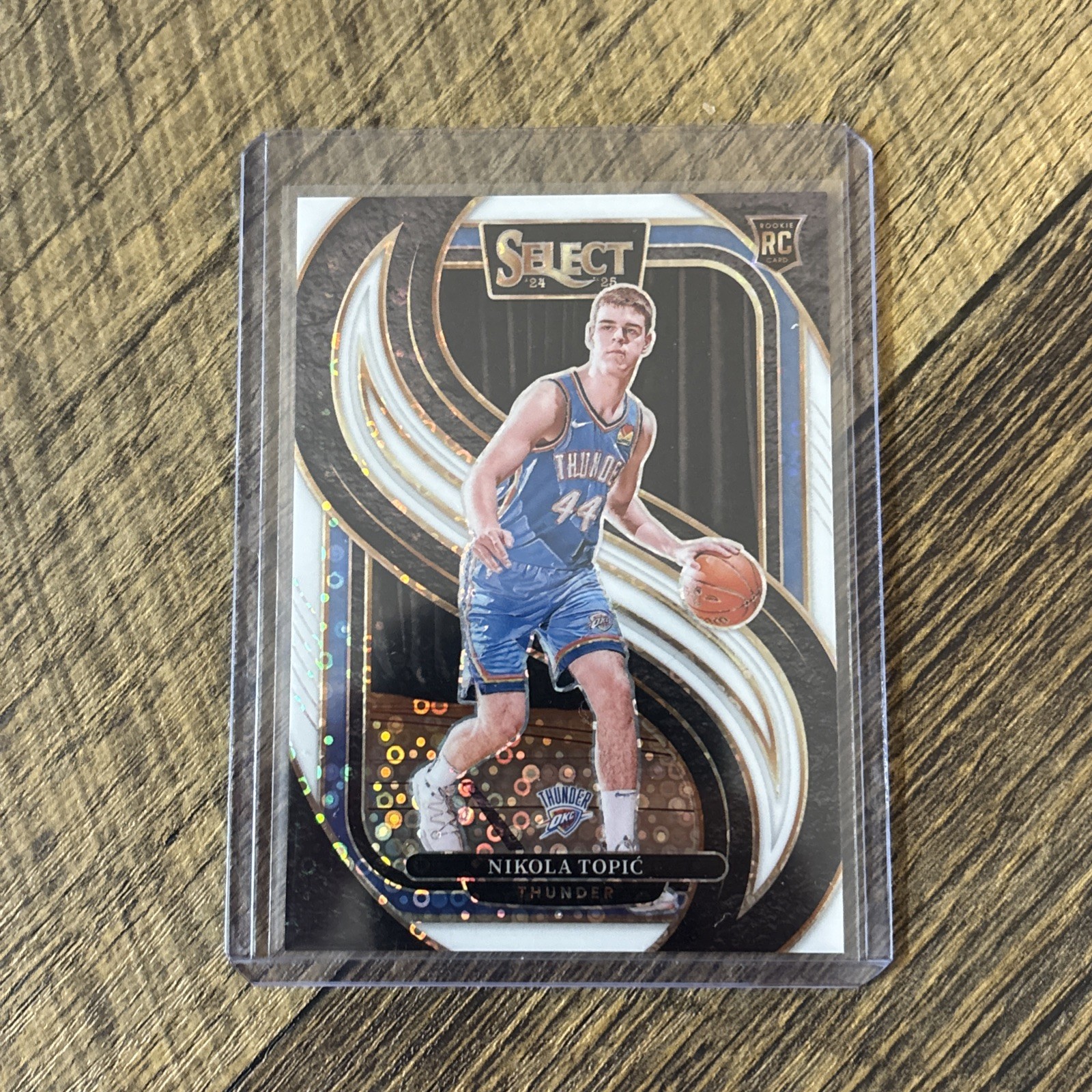 Nikola Topic 2024-25 Select Premier Level White Disco Rookie 51/75 RC #171