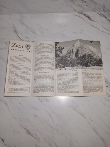 1950s Lot of National Park Brochures / Maps: Yosemite Zion Grand Canyon Sequoia - Bild 11 von 19