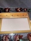 Xmas gifting Joan Baker 3 1/2" X 5"Hand Painted Picture Frame VTG “Fushias” — photo 7
