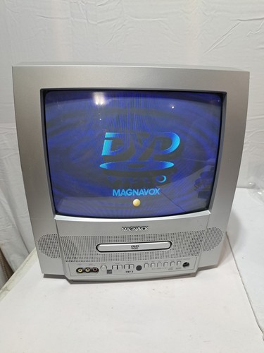 Magnavox MSD513E 13" CRT TV DVD MP3 Retro Gaming TV TESTED Working Minor Scratch - Picture 8 of 13