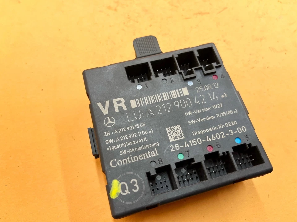 07-14 MERCEDES-BENZ C КЛАССА W204 ПЕРЕДНИЙ ПРАВЫЙ RH ПРОХОД БОКОВАЯ ДВЕРЬ ОКНО МОДУЛЬ OEM - Изображение 2 из 3