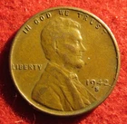 1942-S Lincoln Wheat Cent — photo from another recent sale