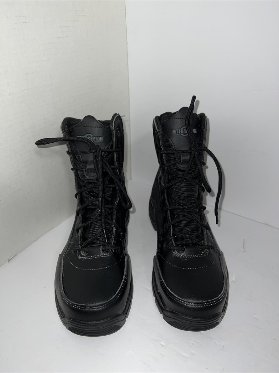 Interceptor Men s Force 6 Steel Toe Tactical Boots Size 9D eBay