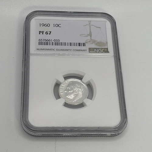 1960 10C NGC Roosevelt Proof Dime PR67