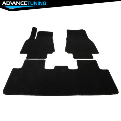 Alfombrillas alfombrillas delanteras traseras 3 piezas para Tesla Modelo Y negras de nailon equipamiento OE - Imagen 2 de 7