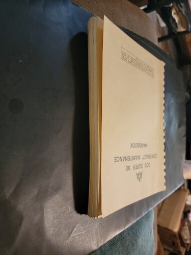 AMERICAN AIRLINES DC9 SUPER 8 MAINTENANCE HANDBOOK - Picture 13 of 15
