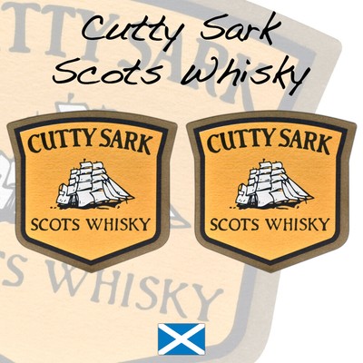 1 Cutty Sark Scots Whisky Pub Beer Mat CoasterVintageRareUnused