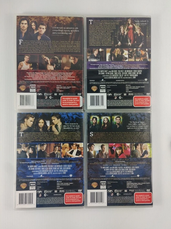 The Vampire Diaries - Complete Seasons 1-8 DVD 1 2 3 4 5 6 7 8 R4 *Free Postage* - image 3 of 4
