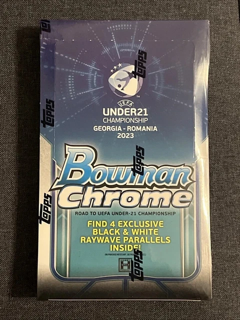 2023 Bowman Chrome UEFA Under 21 Championship Georgia-Romania LITE Box 4 Raywave