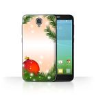 Stuff4 Hülle/case für Alcatel Idol 2/kugel/baum/weihnachts Dekoration