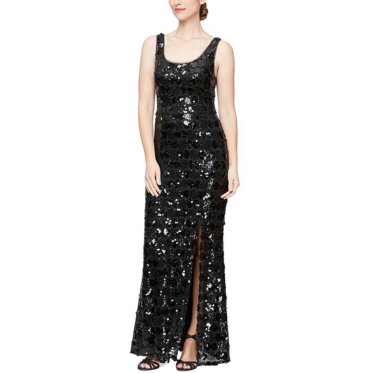 Женское вечернее платье из сетки с блестками Alex & Eve, BHFO 5546