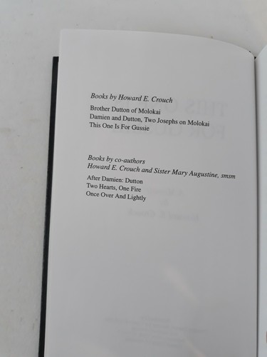 This One Is For Gussie A Memoir by Howard Crouch Signed - Bild 5 von 8