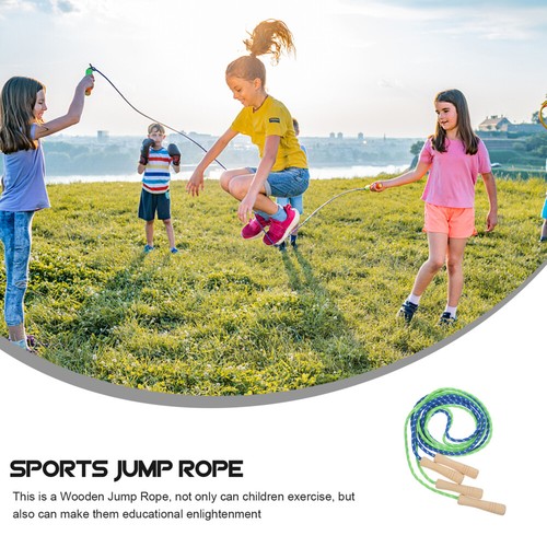 2 Pcs Springseil Für Kinder Fitness Trainings-Springseile Zu Hause Jugendliches - Bild 4 von 12
