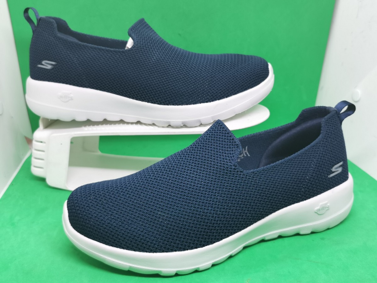 Skechers 124187W Women's Go Walk Joy Sensational Day Navy Slip On Shoes Siz 