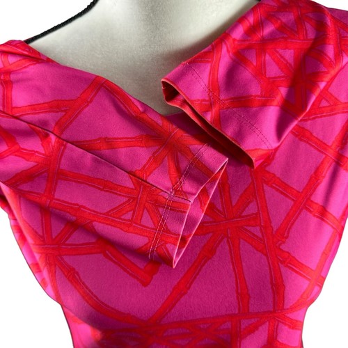 Vineyard Vines Sankaty Bambus Sonnenschutz Hot Pink Langarm Medium 50 UPF - Bild 8 von 17