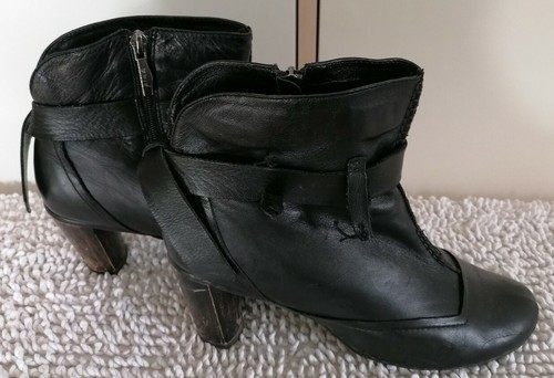 Piu Di Servas *Stiefeletten *Schuhe *40 *Schwarz *Echt Leder *Zierschleife - Bild 2 von 11
