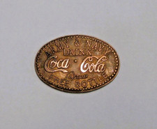 Army and Navy Coca Cola Free Bottle Token
