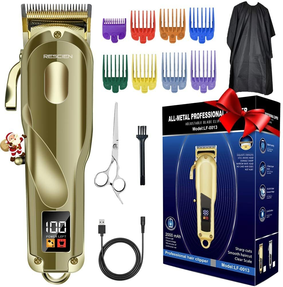 Cortadora de Cabello Profesional para Hombres con 8 Peines Cortadora Precisión