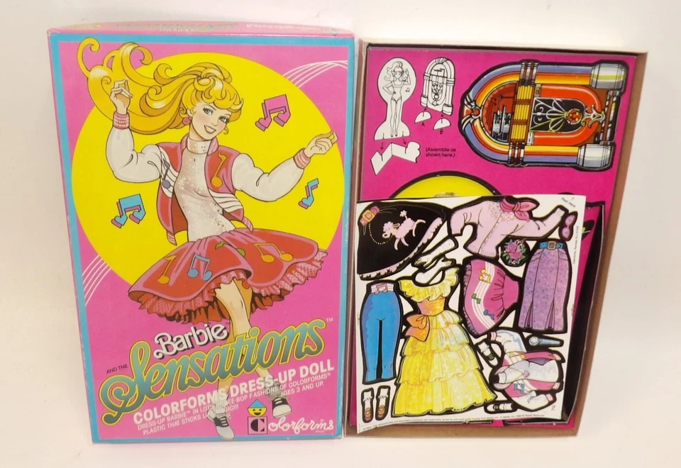 Juego Vintage Barbie Sensations Colorforms - Nuevo en Caja Foto 2 de 2