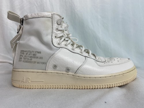 Nike SF AF-1 MID AA6655-100 'TRIPLE IVORY' sz 9 - Picture 7 of 12