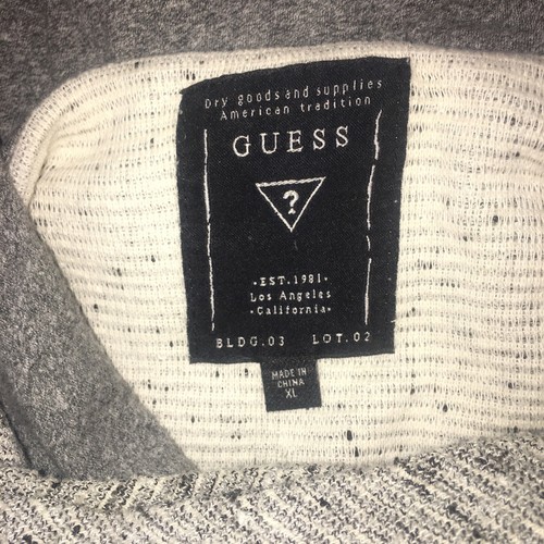 GUESS Mens Hoodie XL Pullover Gray Long Sleeve - Bild 9 von 23