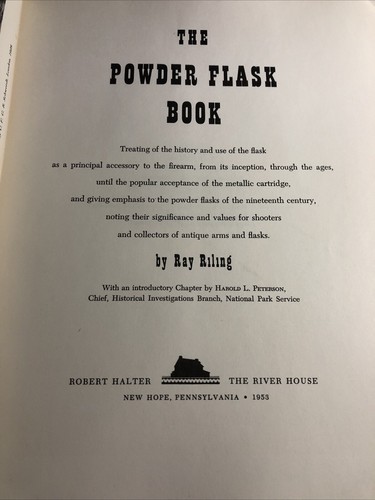 The Powder Flask Book by Ray Riling Autographed - Imagen 6 de 24