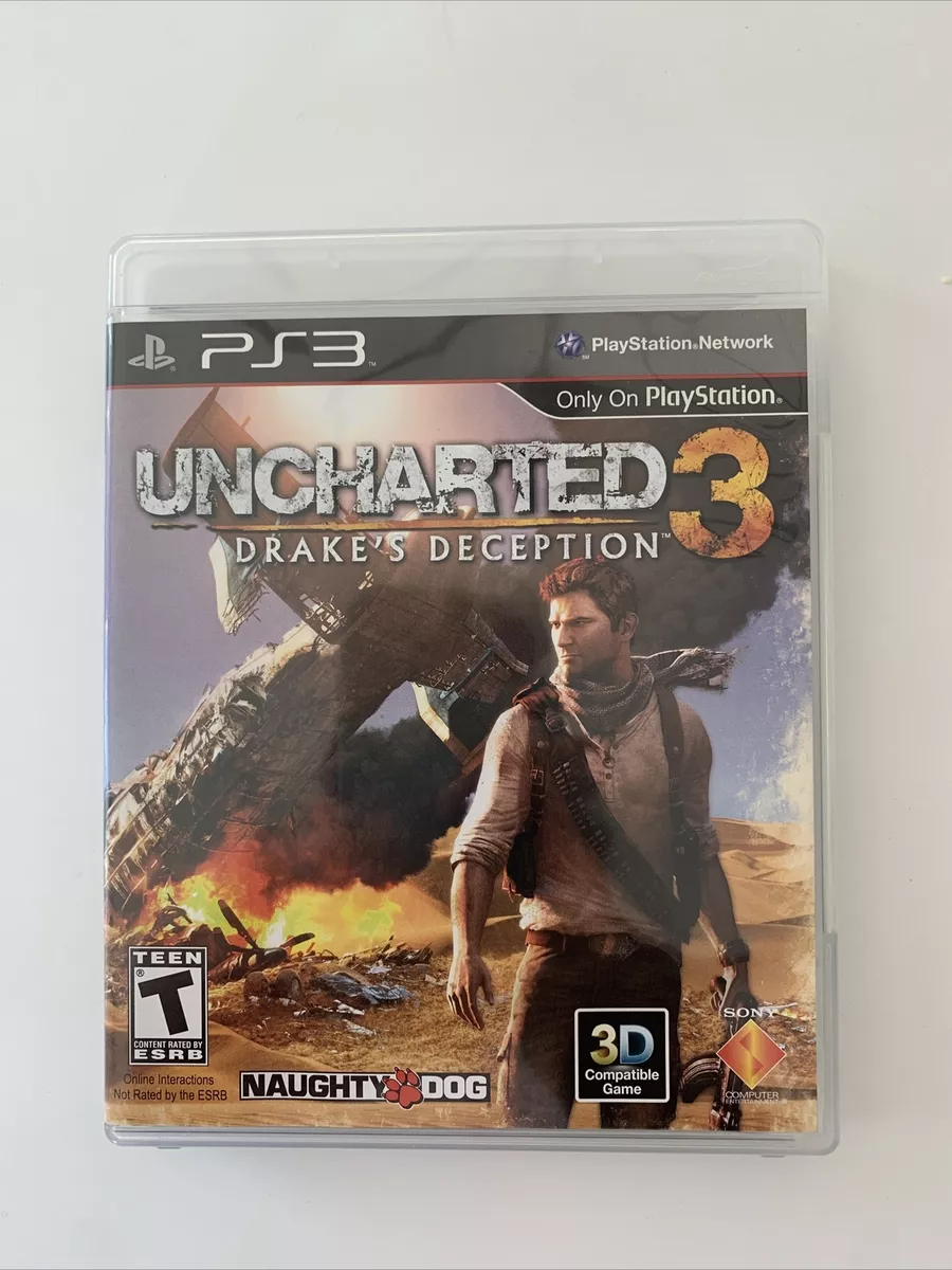 Uncharted 3: Drake's Deception (PS3, Sony PlayStation 3) Disc Only!!  711719823322