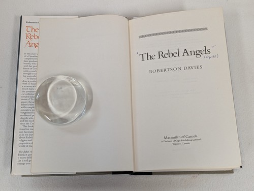 The Rebel Angels ~ Robertson Davies ~ Vtg 1981 HCDJ 1st/1st ~ VGC - Picture 4 of 9