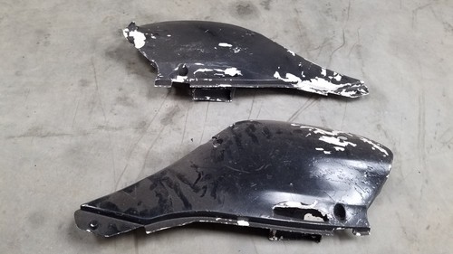 1999-2001 KX250 KX 250 KX125 KX 125 PLASTIC SIDE PANELS NUMBER PLATES COVERS OEM - Picture 4 of 14