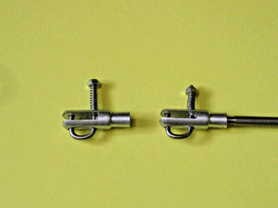 Gabelkopf M 3 oder M 4 Gewinde Alu Schnellverschluss MB 4031-3 - Bild 2 von 4