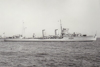 rp10058 - Royal Navy Warship - HMS Brilliant H84, gebaut 1931 - Druck 6x4