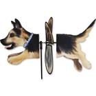 Deluxe German Shepherd Dog Petite Wind Spinner 25"