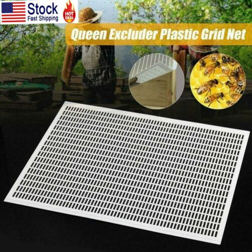 10 Frame Bee Queen Excluder Trapping Net Grid Beekeeping Plastic Equipment Tool