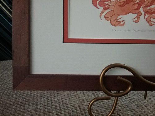 RIE MUNOZ Custom Framed & Matted "PACKING DUNGENESS", 1986 Rare Limited Edition - Picture 2 of 5