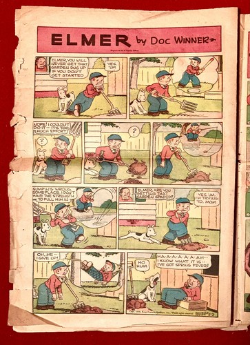 Chicago Herald 1948-American Newspaper Comics--Popeye-Sack triste-Fatso-Elmer-Teena - Imagen 8 de 11