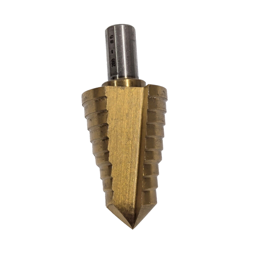 13/16"-1 3/8" Tru Cut Stepped Conical Cutters W/1/2" Shank Construction Tool - Picture 1 of 6