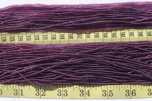 Transparent-Amethyst-10-0-Czech-Glass-Seed-Beads-Craft-Jewelry-Hank