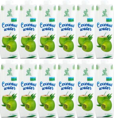 [ 12x 1L ] BAMBOO TREE Kokoswasser | Kokosnusswasser 100% Natural Coconut Water