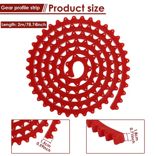Plastic Curve Template High Flexibility Curve Shaping Strip High beVao