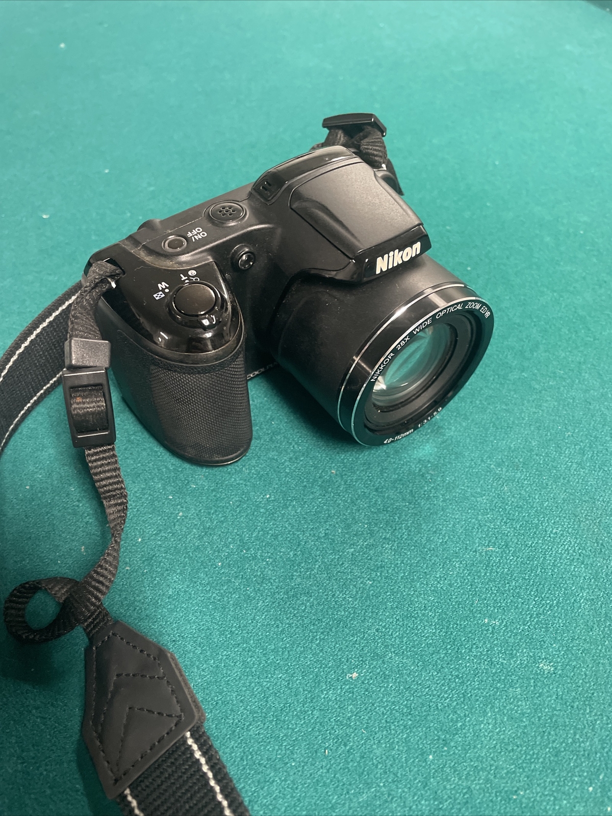 Nikon COOLPIX L340 20.2 MP Digital Camera Black works perfect NO LENS