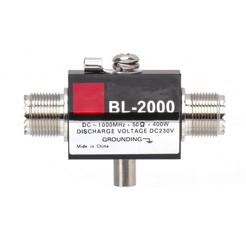 1 Pcs Coaxial Thunder Arrestor PL259 Female To PL259 Female Connector D - Photo 2/8
