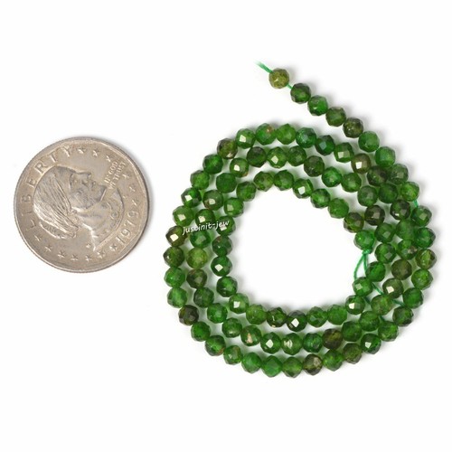 3.7mm to 4.7mm Faceted Gemstone Round Loose Bead DIY Jewelry Making Strand 15.5" - Picture 70 of 466