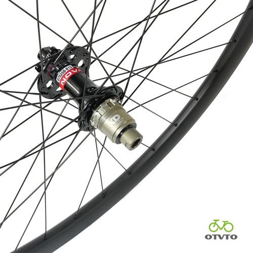 29er Carbon Wheels MTB XC 30mm*25mm Clincher Tubeless 24H 28H 32H HG XD 11s 12s - Picture 3 of 7